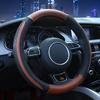 Чехол на руль автомобиля DERMAY, 4 цвета, 4 сезона, подходит для 37-38 см(14,5-15 дюймов) Автомобильный Стайлинг Рулевое колесо