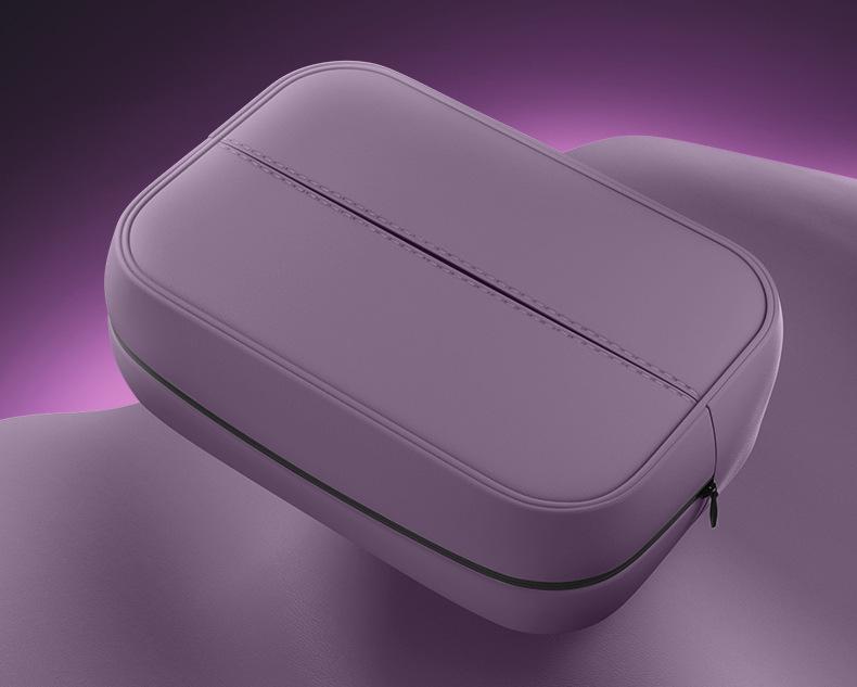Deep Blue S07 Car Tissue Box: Fits 26 Models, Seat Backrest Hanging Design for Car Interiors.
