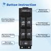 Power Window Switch Control Button Driver Side Compatible With 2000-2002 Chevrolet Chevy Tahoe Silverado Suburban Avalanche GMC Yukon Sierra 1500