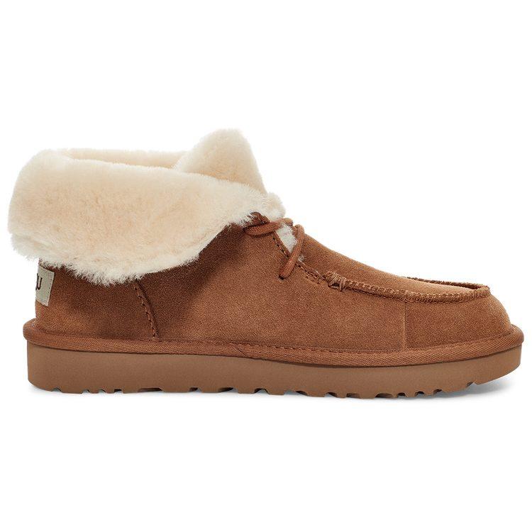 UGG Женская куртка Diara на шнуровке с флисовой подкладкой, коричневая, 1113090-CHE