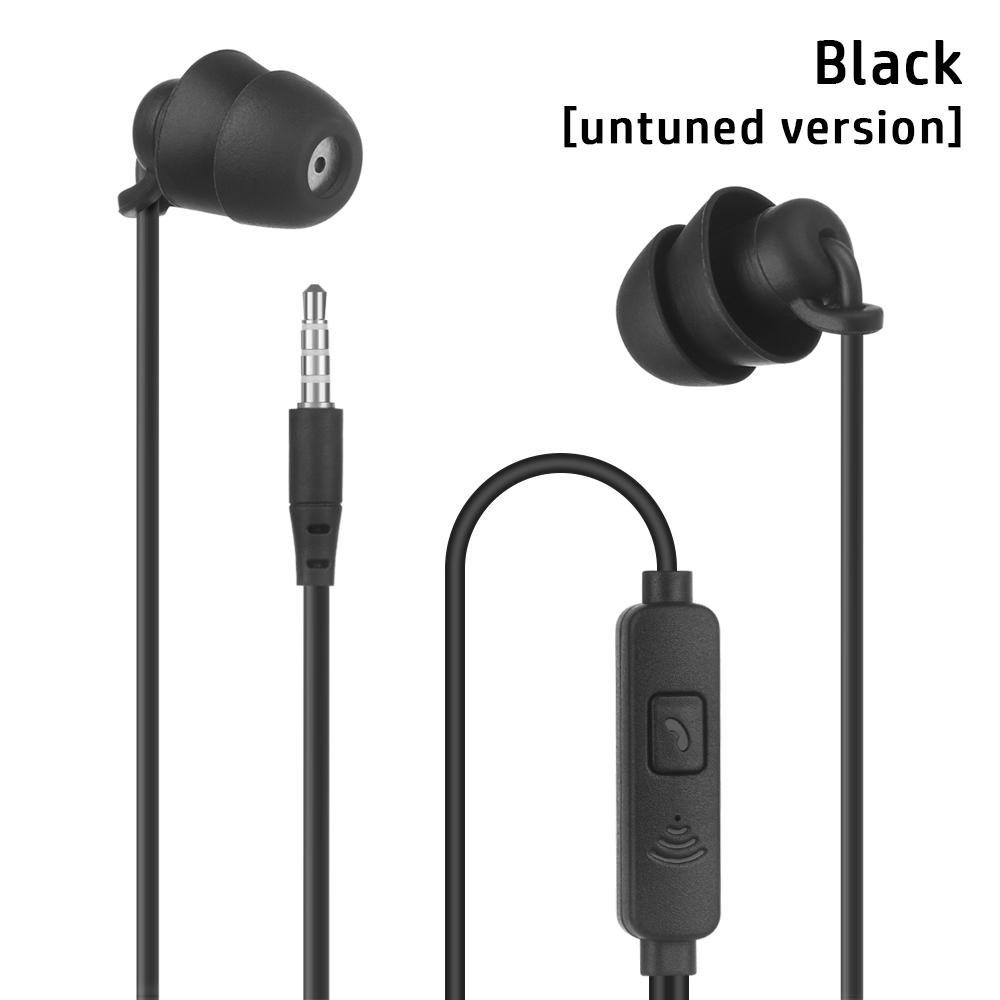 3.5mm Silica Gel Noise Reduction Earphones In-Ear Headset Sleep Headphones Noise Reduction