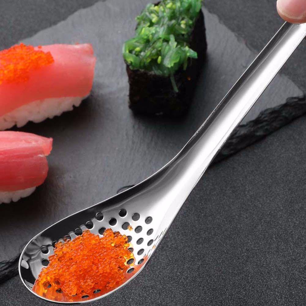 Creative Home Dinner Colander Cooking Kitchen Gadgets Slotted Spoon Kitchen Tool Caviar Spoon