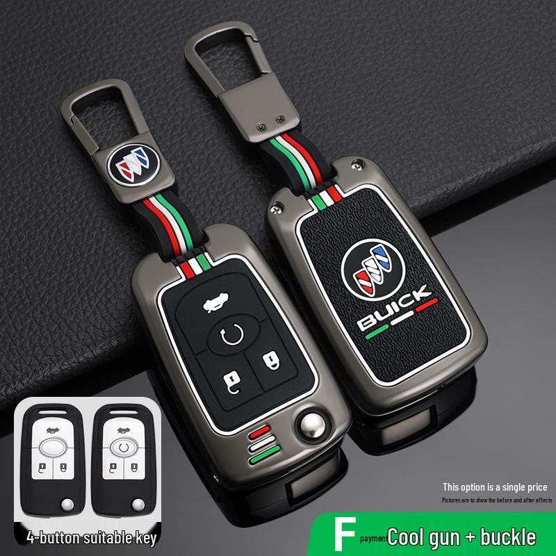 Buick Excelle Key Cover for 2015, 2008, 2011, 2013 Models - Remote Control Key Case