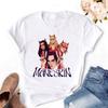 Graphic Tee Maneskin T Shirts Graphic Print Women Clothes Female Clothing Harajuku Short Sleeve T-Shirts 90S Top