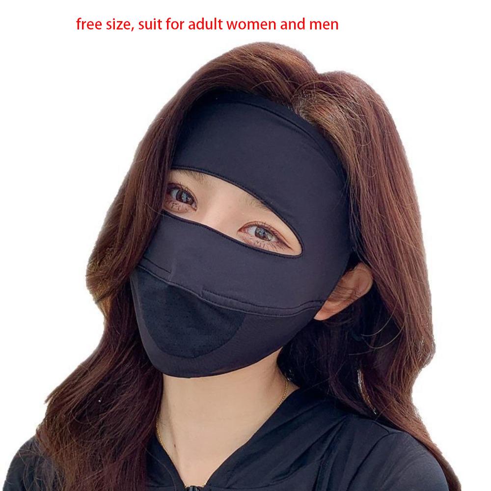 Traceless Sunscreen Mask Anti-UV Face Veil New Facial Gini Outdoor Sports