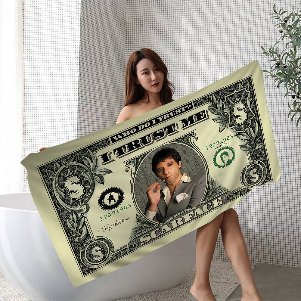 Classic Movie S-Scarface Beach Towel Colorful Bath Towels For Girl Microfiber Quick Dry Sand Free Beach Yoga Spa Gym