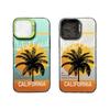 Чехол Coconut Tree Sunset iPhone15Pro для Apple iPhone 14/13/12/11/XsMax/xr/x - модный лазерный дизайн