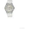 Casio Women's Watch Bracelet LRW-200HS-7EVEF Clear Bracelet, Clear.