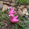 2Pcs Flamingo Toys Vivid Exquisite Small Mini Lovely Flamingo Figurine Desk Decor