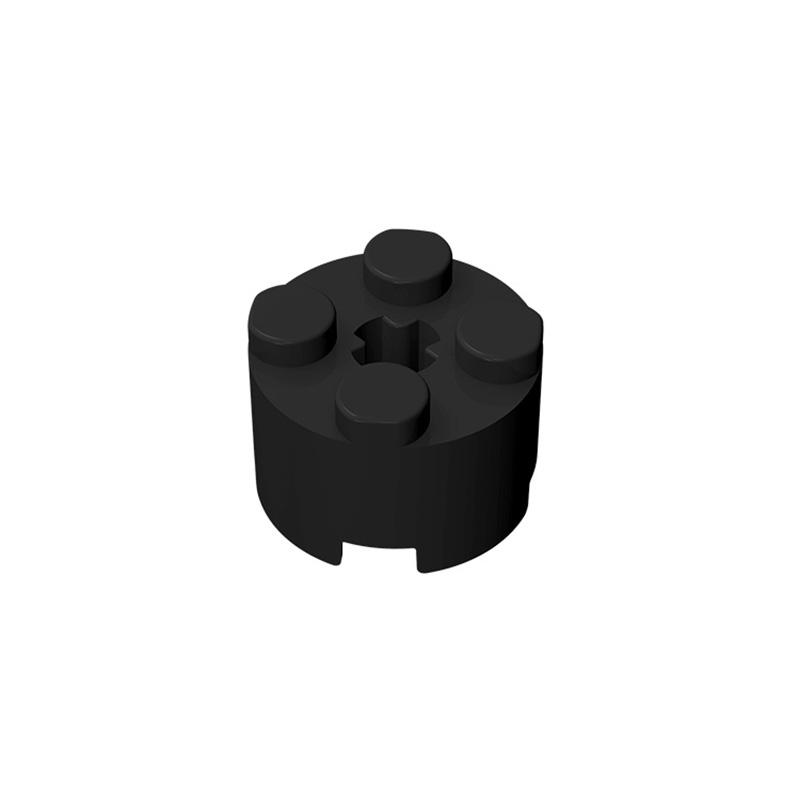 MOC 10 ШТ 6143 Круглая деталь 2x2 с отверстием для оси Строительные блоки 3941 Высокотехнологичная пластина Кирпичики Образовательная Частица Идея Игрушка Подарки для Детей