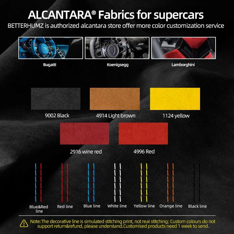 For BMW G30 G38 G32 G11 G12 Serie 5 6 7 X3 G01 X4 G02 Made of Alcantara Car Interior Gear Shift Knob Cover Performance Accessory