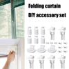 36 шт. комплекты аксессуаров для плиссированных жалюзи, запасные части для рулонных штор с креплением для зажима