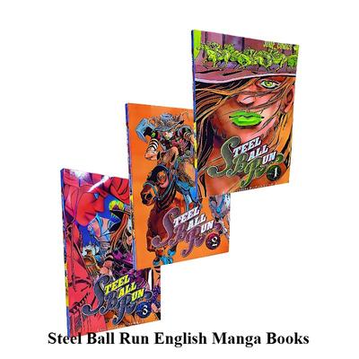 Steel Ball Run Манхва/Манга Книга JOJO's Bizarre Adventure Часть 7 Том 1-3 Японские Молодежные Комиксы Английские Книги Манги