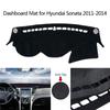 Car Dashboard Cover For Hyundai Sonata 2011 2012 2013 2014 Dashmat Pad Dashboard Carpet Dash Mat Sun Shade Left Hand Drive