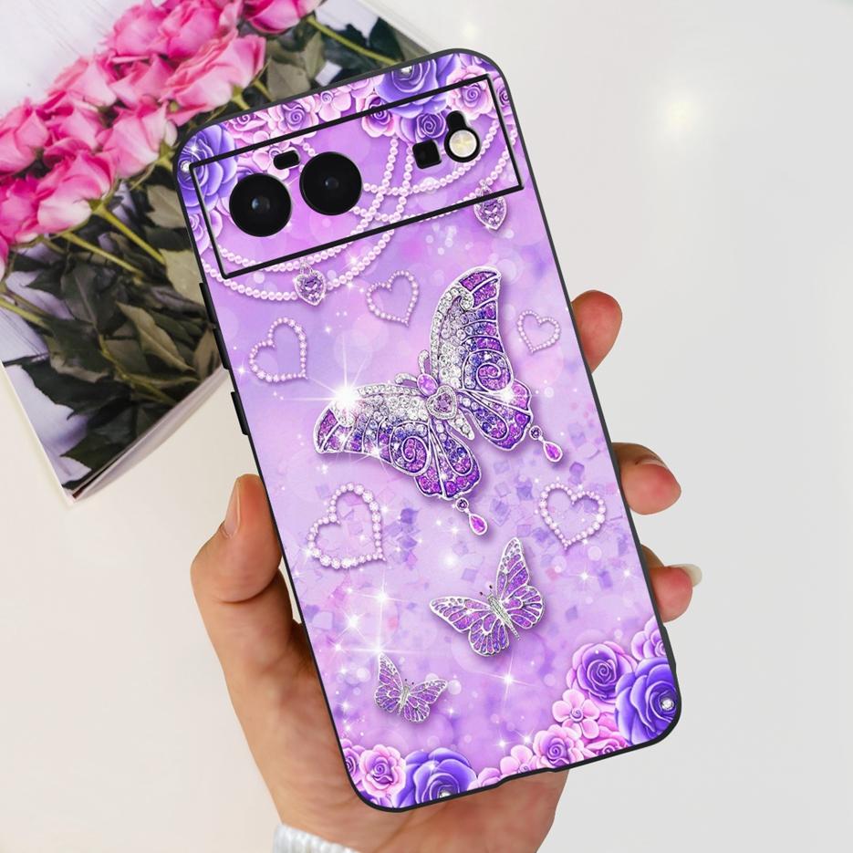 Чехол для Google Pixel 6 Чехол Pixel 6A Милый Пингвин Астронавт Расписной Чехол Мягкий Силиконовый Чехол для Телефона Для Google Pixel 6 Pro Pixel6A Сумки