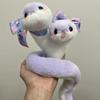 2025 Year of the Snake: Colorful Two-Headed Snake Plush Toy - Cute and Fun Ornament Pendant