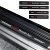 FBK3   4Pcs Carbon Fiber Car Sticker Strip Auto Door Threshold for Mercedes benz W211 W203 W204 W210 W124 W202 CLA W212 W220 W205