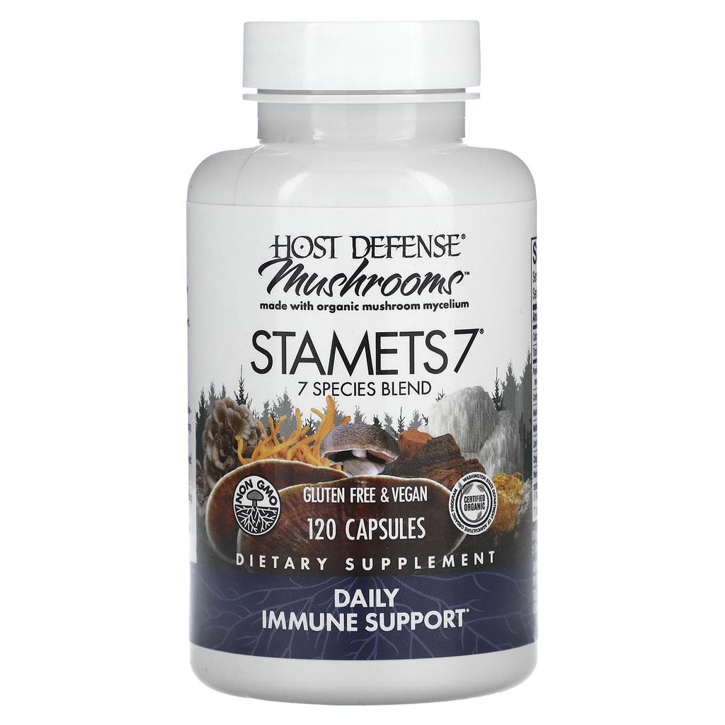 Mushrooms, Stamets 7, 120 Capsules
