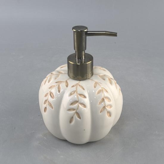 2Pcs 460ML Halloween Pumpkin Liquid Soap Dispenser Shampoo Body Hand Wash Shower Gel Facial Cleanser Container Bathroom Refillable Empty