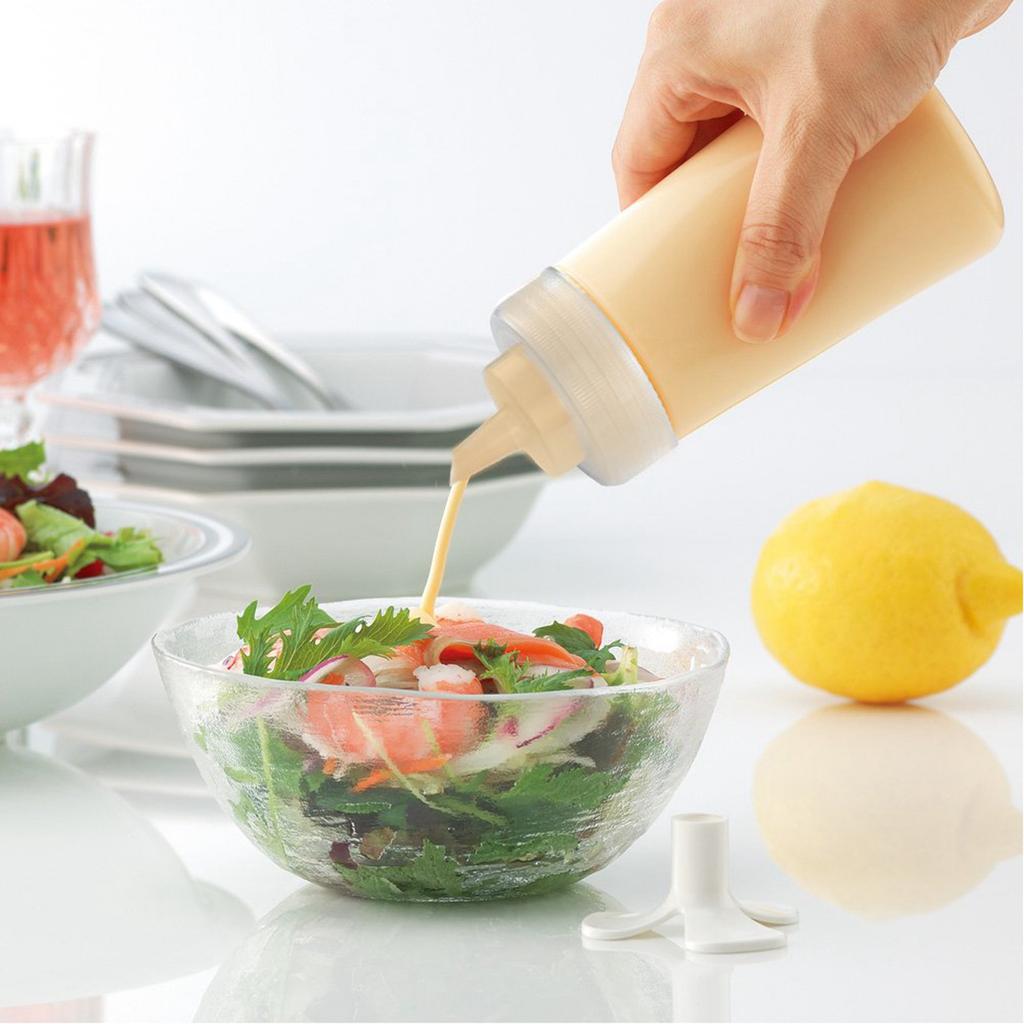 8-Pack Multipurpose Condiment Bottles For Dressing, More – Reusable Plastic Containers With Lids,  , Dishwasher Safe By 8 Oz/240 Ml