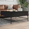  Coffee Table, Black 95x95x45 Cm