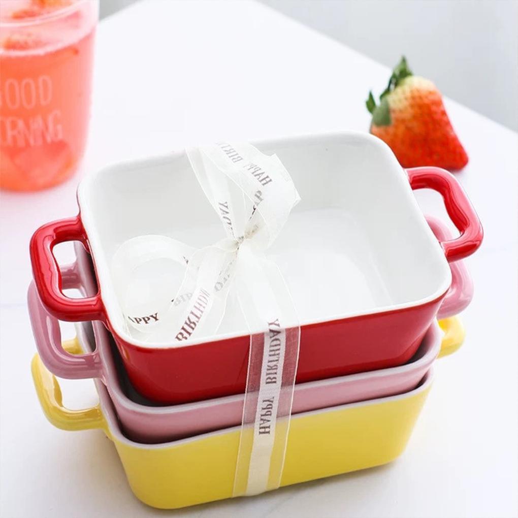 Heat-Resistant Bread Baking Pan Versatile Bread Loaf Pan Ceramic For Healthy Baking Bread Plate