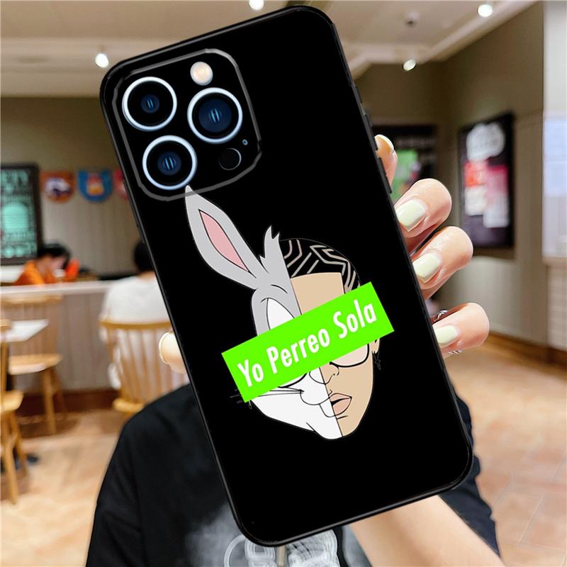 Yo Perreo Sola Bad Bunny Maluma Phone Case For iPhone 11 12 13 14 16 15 Pro Max Mini XS X XR 7 8 Plus Soft Cover Shell