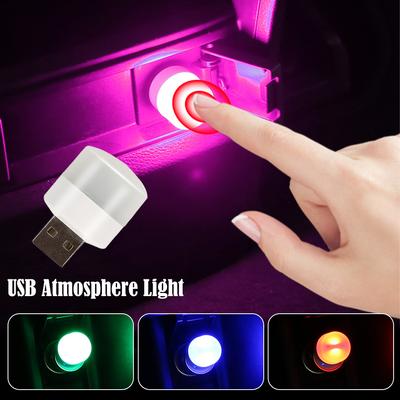 Автомобильный USB-интерьер Ambient Touch Atmosphere Light LED Lights Auto Reading Lamp Decorations Decorative