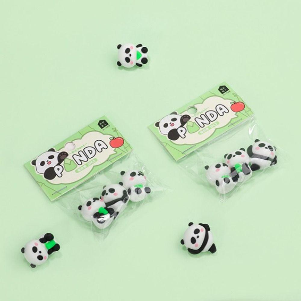 Cheese Bear Panda Fast Food 3D Shape Eraser Pencil Wiping Eraser  Correction Supplies
