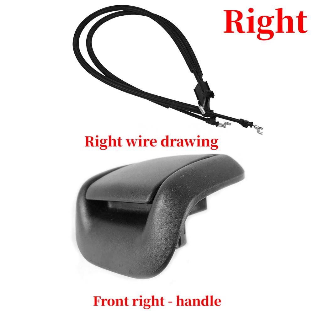 Для Ford Fiesta MK5 MK6 3 двери 2001-2008 Fusion 2001-2012 передний левый и правый регулятор сиденья, крышка ручки наклона + кабель освобождения