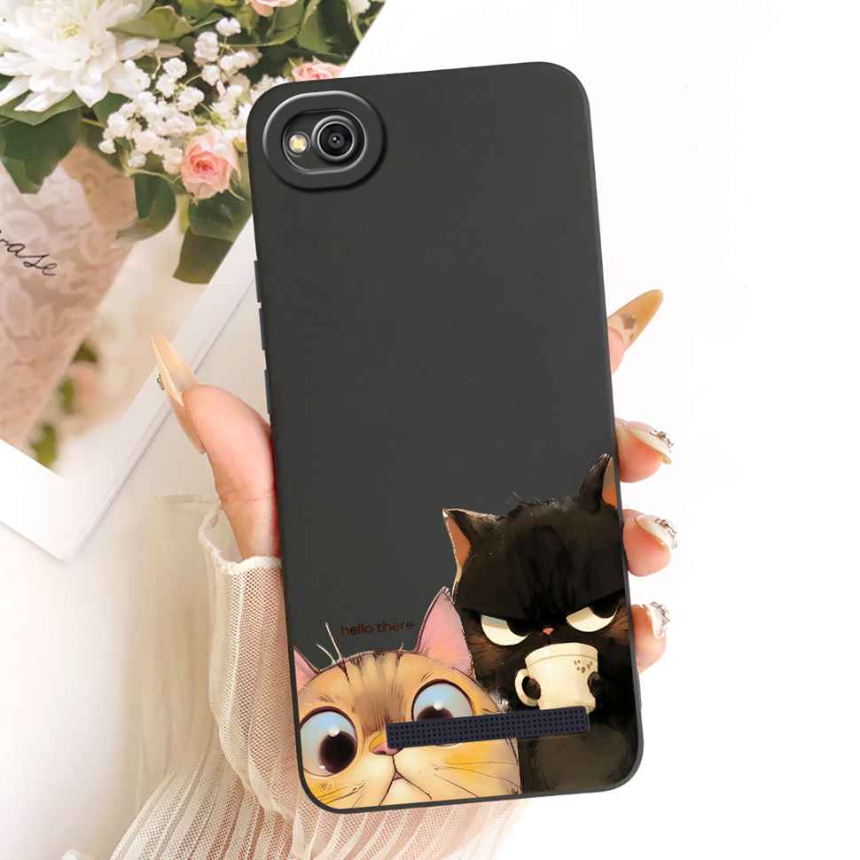 For Xiaomi Redmi 4A Case 5.0" Cute Cat Butterfly Cartoon Soft Silicone Cover For REDMI 4A Redmi 4A Protective Shell Bumper