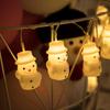 Christmas Decoration String Lights LED Snowman Lovely Fairy String Light for Bedroom Lawn Landscape Garden Home Holiday