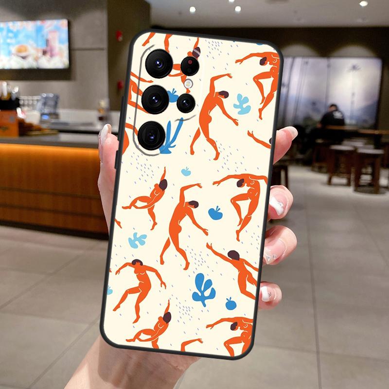 Henri Matisse Art Painting Phone Case For Samsung Galaxy S25 Ultra S24 S23 S22 S21 FE S9 S10 S20 Plus S24 FE Soft Cover