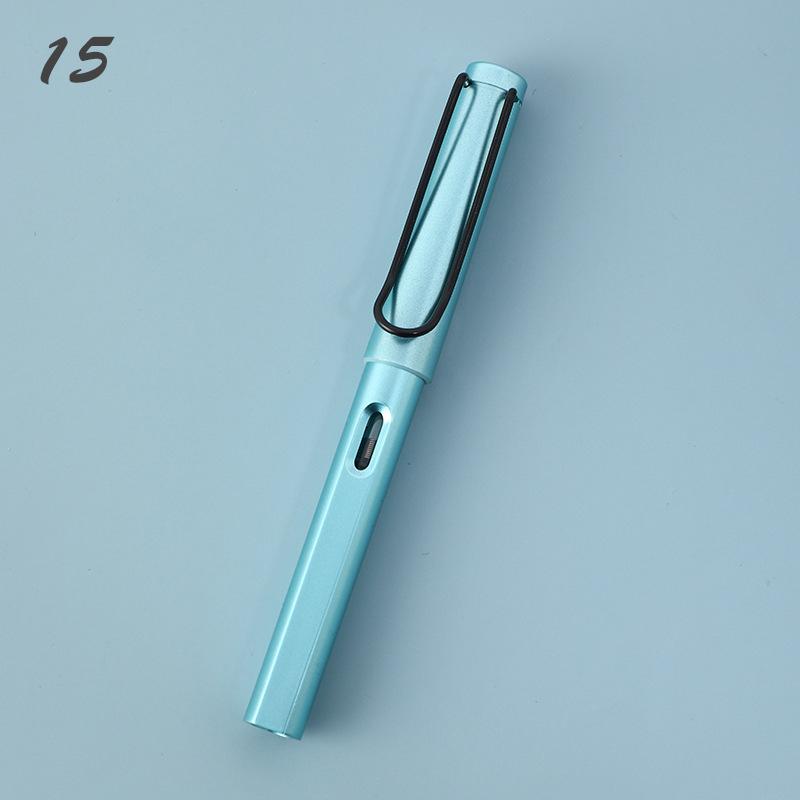 25 цветов, авторучка из алюминиевого сплава, классическая чернильная ручка для бизнеса, офиса, 0,38/0,5 мм