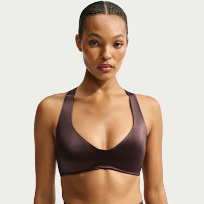 Женский спортивный бюстгальтер Nike W NSKM STN SHN PLNG BRA