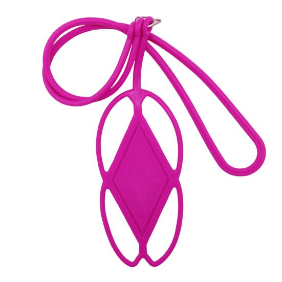 Силиконовый ремешок Высокая эластичность Износостойкий Высокая грузоподъемность Освободите руки Защитный чехол\ Силиконовый шнурок для телефона на шею Аксессуар для телефона