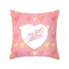 Modern Simple Pillowcase Peach Leather Velvet Sofa Pillowcase Valentine's Day Love Cushion