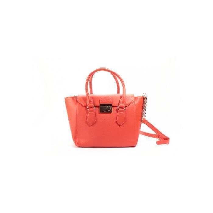 Sac à main - CHRISTIAN LACROIX - Incarnation 3 - Couleur Mandarine - Porté Bandoulière - 22x37x15cm