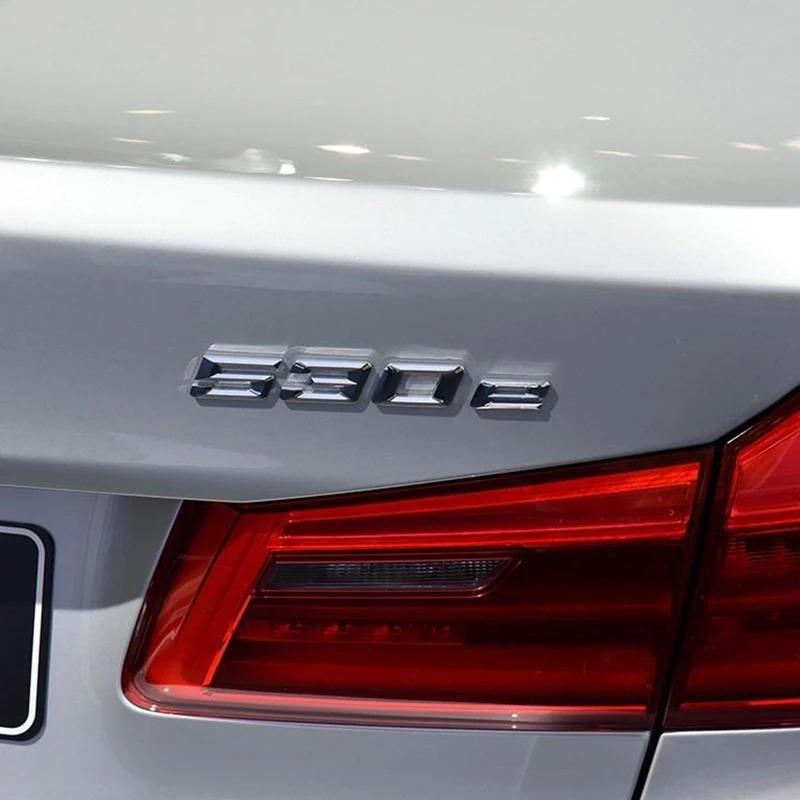 Наклейка на багажник автомобиля с буквами ABS 3D для BMW 5 серии E39 E60 E61 F10 F11 G30 520e 525e 528e 530e 535e 540e