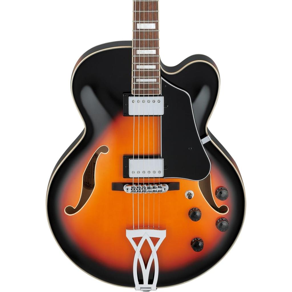 Электрогитара с полым корпусом и чехлом Ibanez/Ibanez AF75-BS
