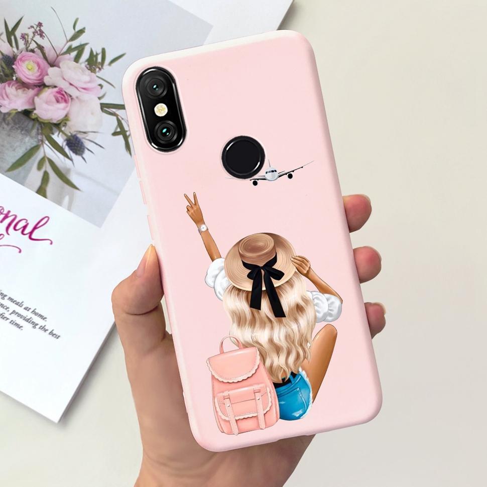 Для Xiaomi Mi A2 Lite (Редми 6 Про) Чехол Новый Модный Мягкий Тонкий Чехол для Телефона Для Xiaomi MiA2 Lite Redmi6 Pro Полностью Задняя Крышка