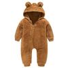 Комбинезон из плюша с медведем для девочек и мальчиков для малышей и детей