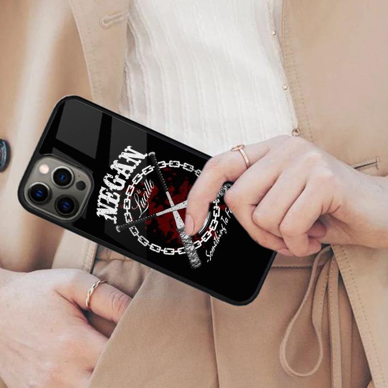 The Walking Dead Negan Bumper Magnetic Phone Case For APPLE iPhone 17 Air 16 14 13 12 Pro Max 15 Plus Wireless MagSafe Cover