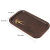 Wood Rectangular Tea Tray Rectangular Shape Snack Platter Bamboo Tea Tray  Household Kitchen