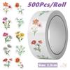 500 шт./рулон Наклейки с букетами маргариток для детских наград - Сделай сам Скрапбуки Альбом Декор Запечатывающая этикетка Наклейки
