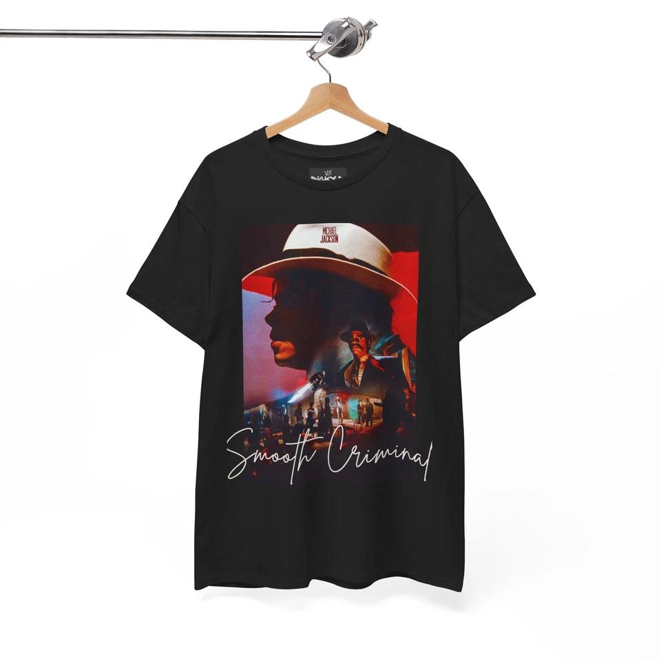 Майкл Джексон Smooth Criminal Рики П Футболка Унисекс Плотный Хлопок