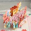 Paper Greeting Cards Pop Up Flower Bouquet Card New Handmade Card  Mother's Day