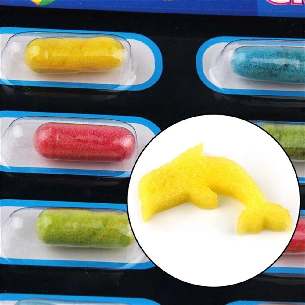 Bath Toy Cartoon Magic Toys Expansion Capsule Dinosaur Toys Magic Grow Capsule Growing In Water