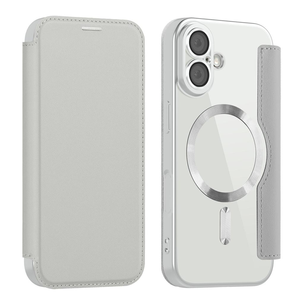 Чехол для iPhone 17, совместимый с MagSafe, кожаный чехол для телефона с RFID-блокировкой