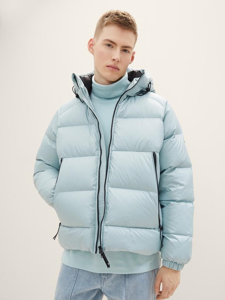 Демисезонная куртка Tom Tailor Denim Jacke mit recycelter Daune (1037392) dusty mint blue